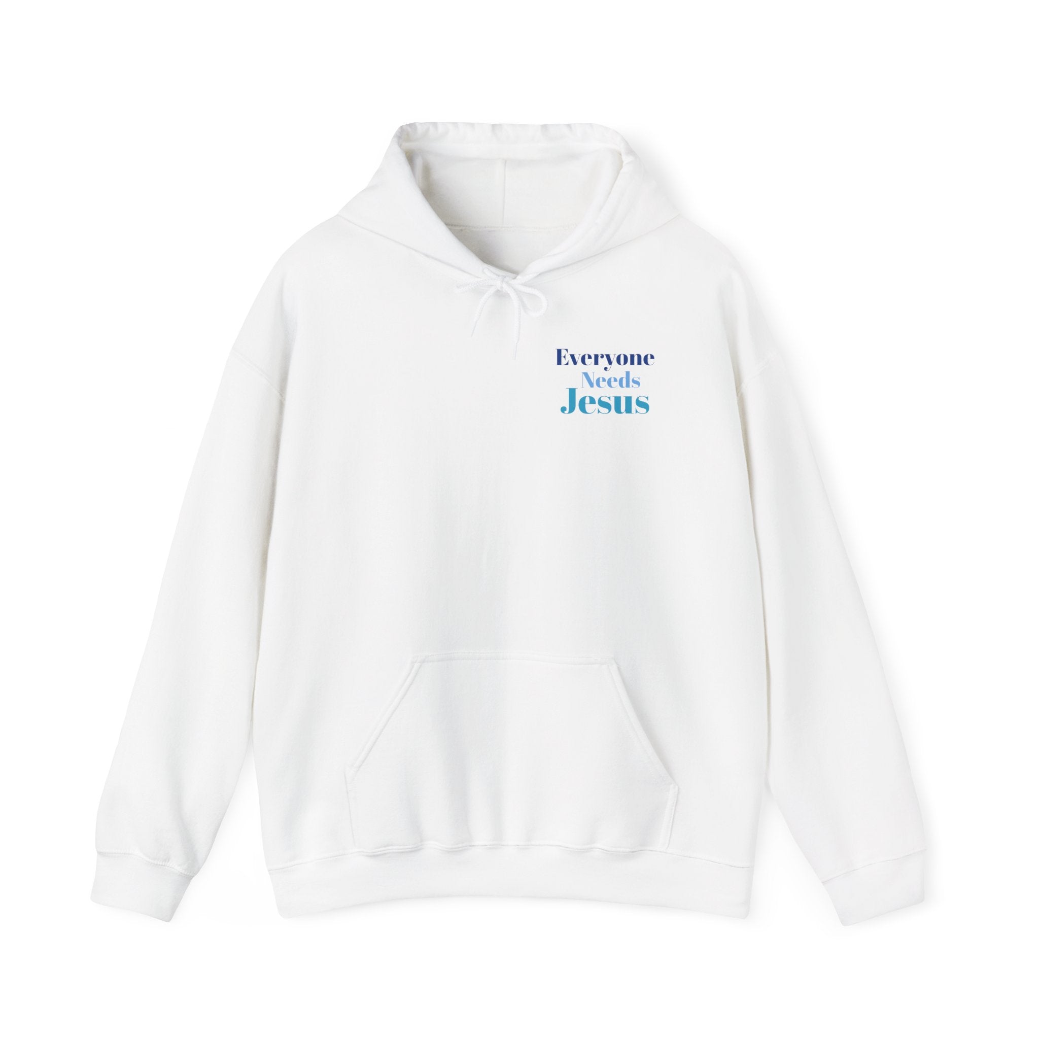Everyone Needs Jesus Hoodie - Unisex Heavy Blend Sweatshirt, Faithwear, Christian Apparel, Inspirational Gift, Casual Comfort