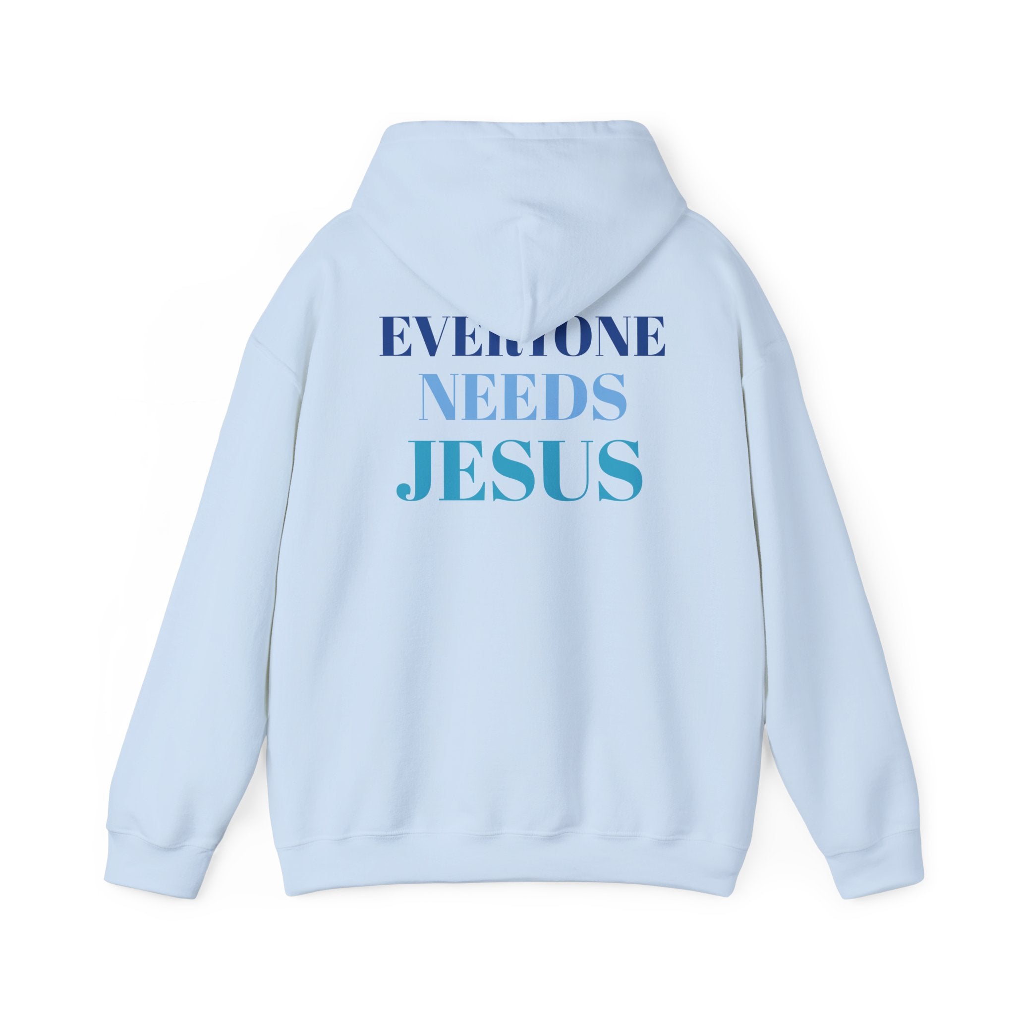 Everyone Needs Jesus Hoodie - Unisex Heavy Blend Sweatshirt, Faithwear, Christian Apparel, Inspirational Gift, Casual Comfort
