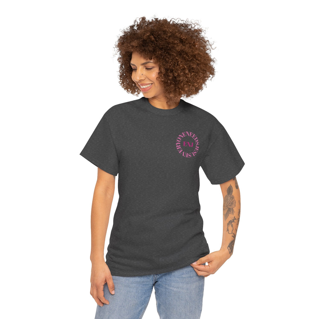 Unisex Heavy Cotton Tee, Everyone Needs Jesus Graphic Tee, Christian T-Shirt, Faith-Based Apparel, Casual Everyday Wear, Gift for Believers