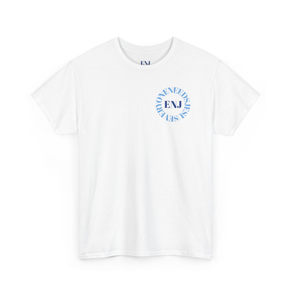 Unisex Cotton Tee, Faith-Inspired Shirt, Christian Apparel, Religious Gift, Everyone Needs Jesus Tee, Casual Everyday Wear