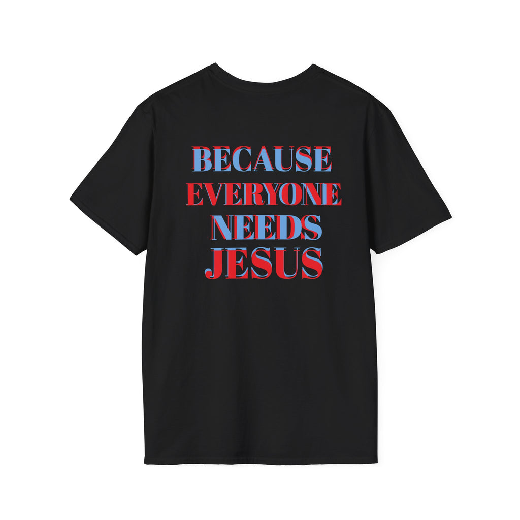 Inspirational Quote T-Shirt - Be Like Charlie, Because Everyone Needs Jesus, Motivational Gift, Casual Wear, Faith-Based Apparel