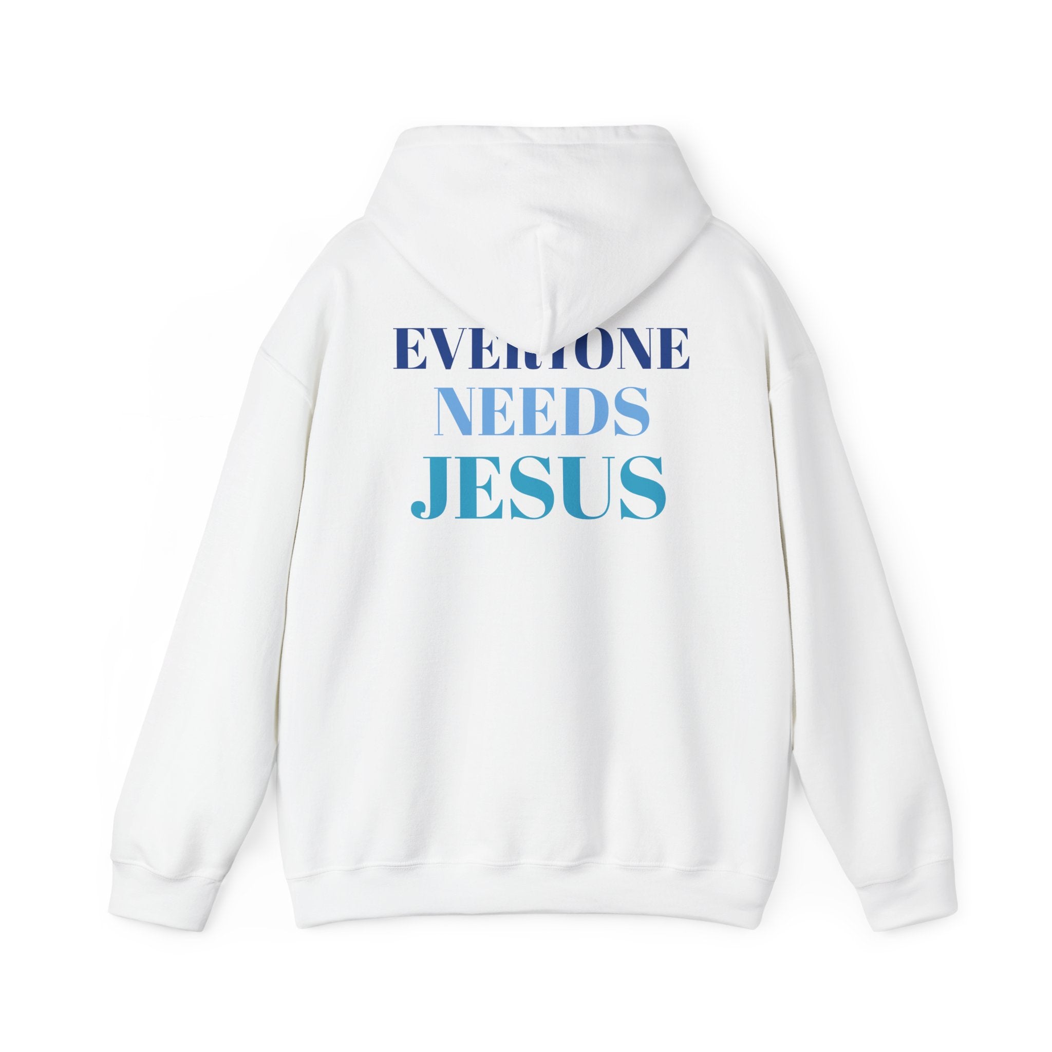 Everyone Needs Jesus Hoodie - Unisex Heavy Blend Sweatshirt, Faithwear, Christian Apparel, Inspirational Gift, Casual Comfort