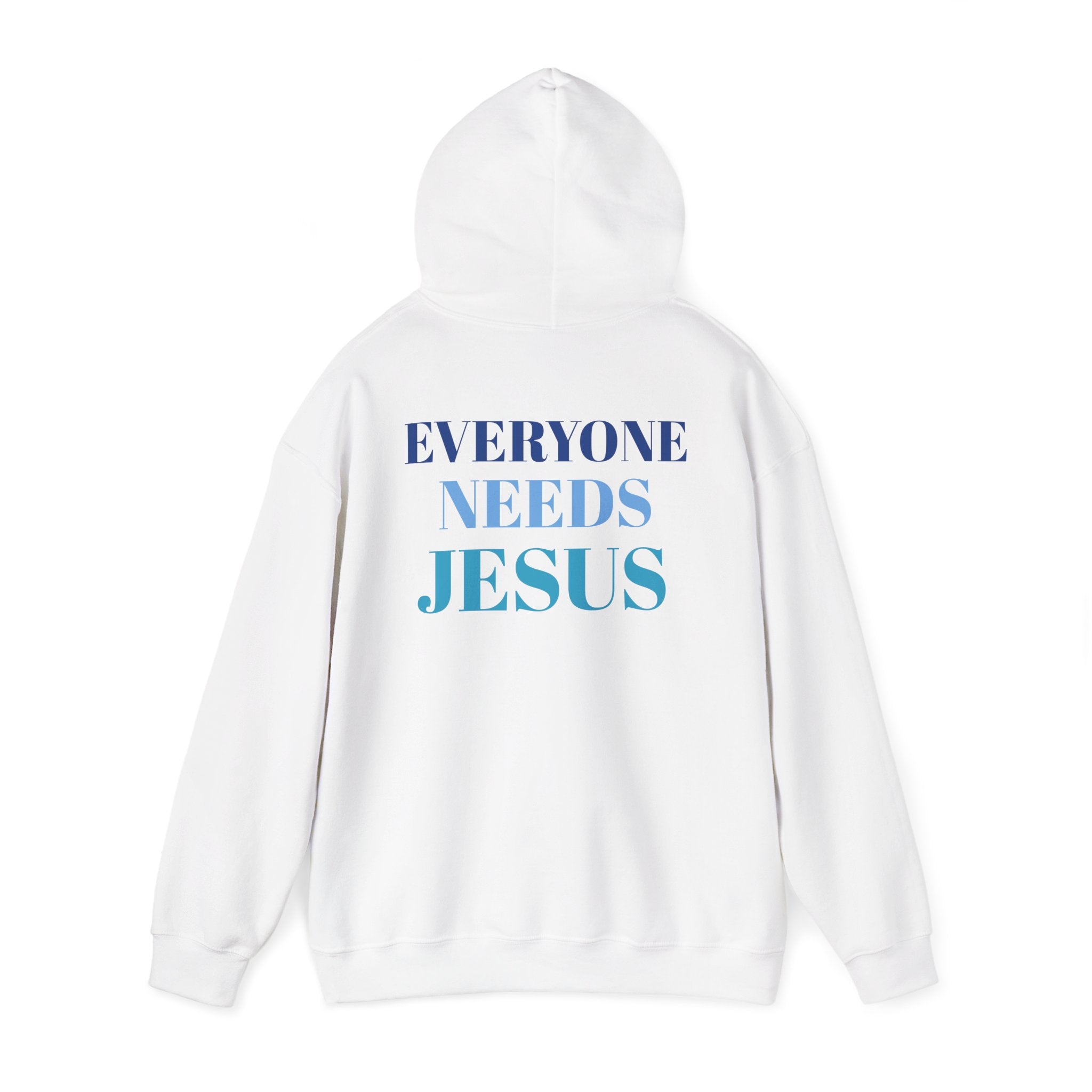 Everyone Needs Jesus Hoodie - Unisex Heavy Blend Sweatshirt, Faithwear, Christian Apparel, Inspirational Gift, Casual Comfort