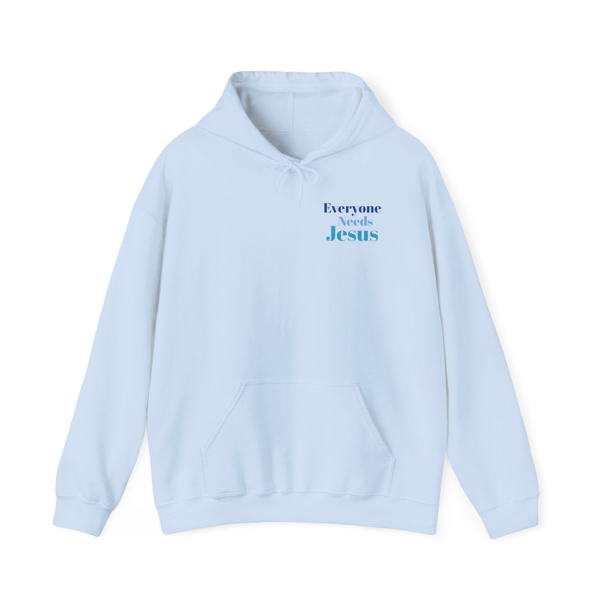 Everyone Needs Jesus Hoodie - Unisex Heavy Blend Sweatshirt, Faithwear, Christian Apparel, Inspirational Gift, Casual Comfort