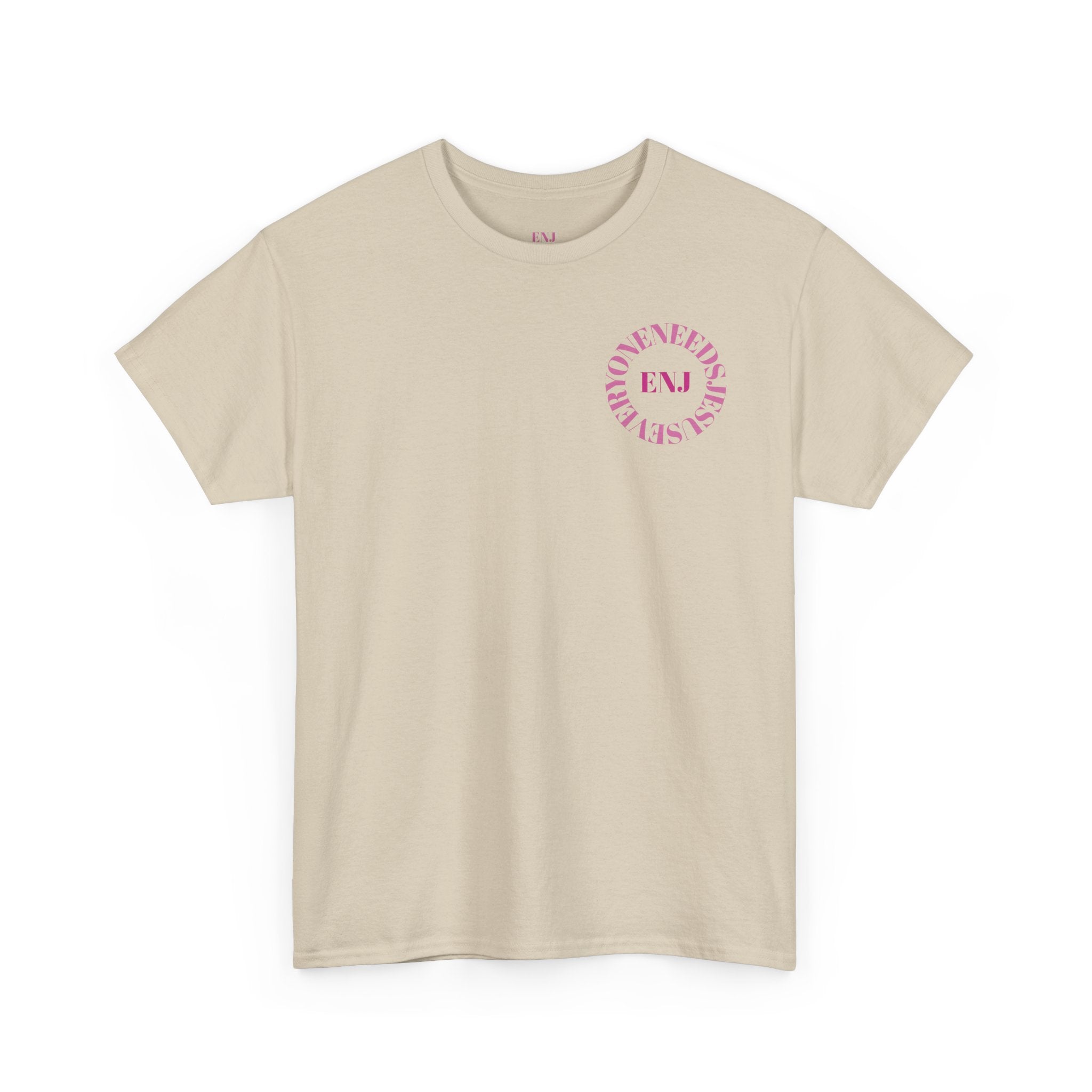 Unisex Heavy Cotton Tee, Everyone Needs Jesus Graphic Tee, Christian T-Shirt, Faith-Based Apparel, Casual Everyday Wear, Gift for Believers