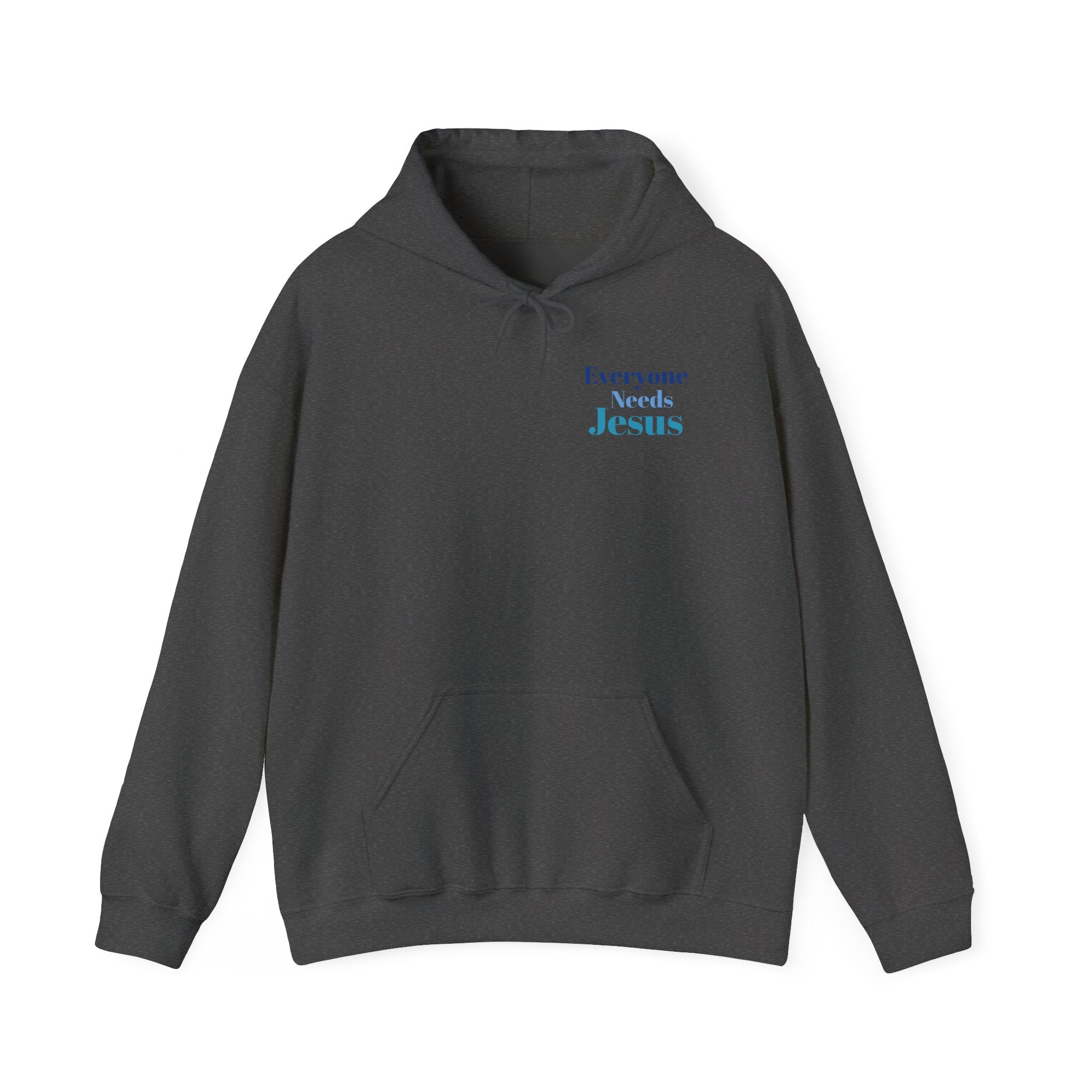 Everyone Needs Jesus Hoodie - Unisex Heavy Blend Sweatshirt, Faithwear, Christian Apparel, Inspirational Gift, Casual Comfort