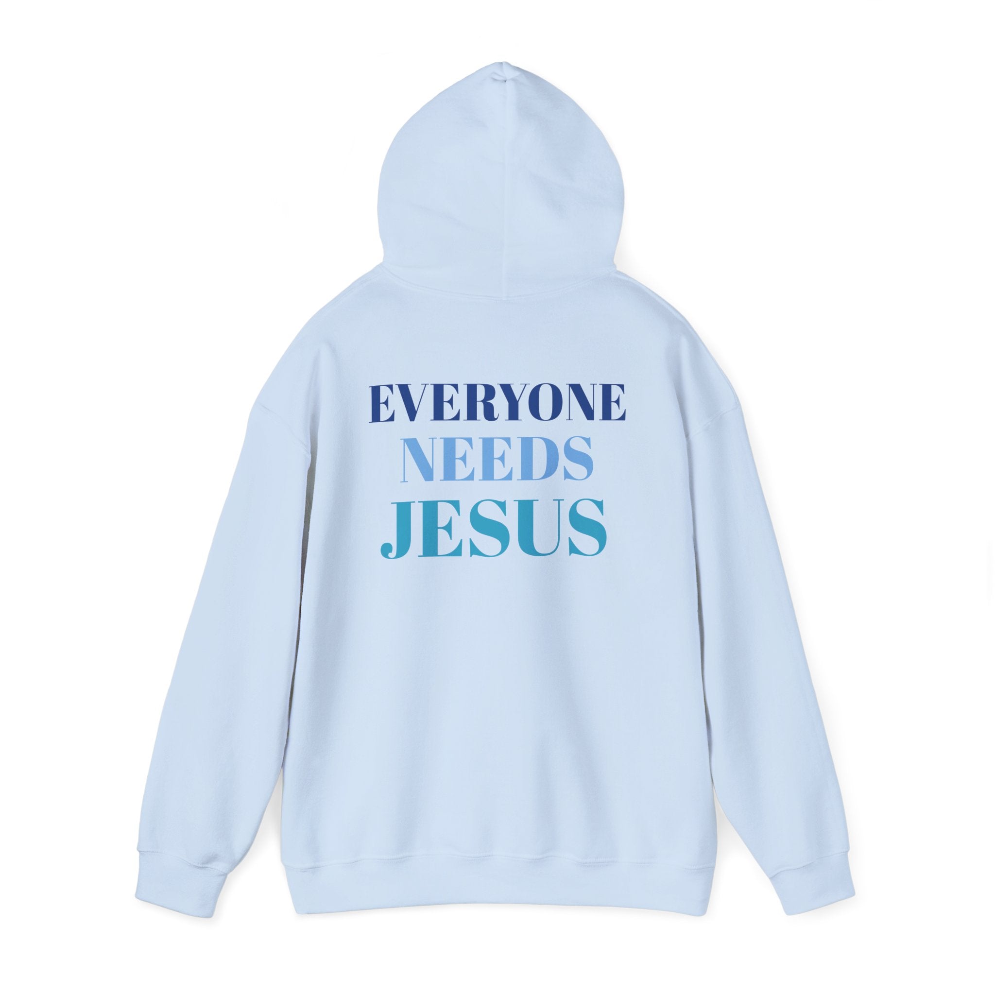 Everyone Needs Jesus Hoodie - Unisex Heavy Blend Sweatshirt, Faithwear, Christian Apparel, Inspirational Gift, Casual Comfort
