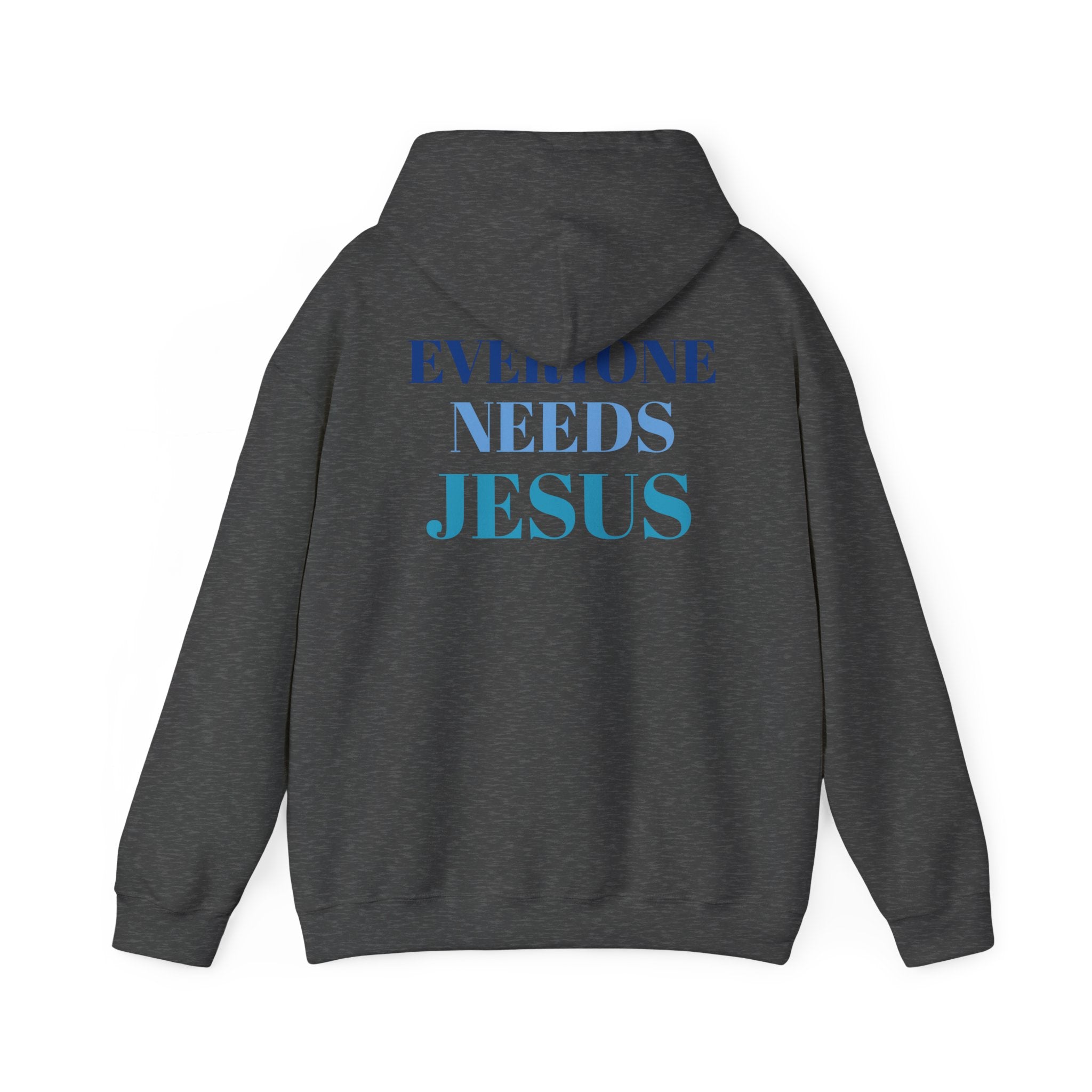Everyone Needs Jesus Hoodie - Unisex Heavy Blend Sweatshirt, Faithwear, Christian Apparel, Inspirational Gift, Casual Comfort