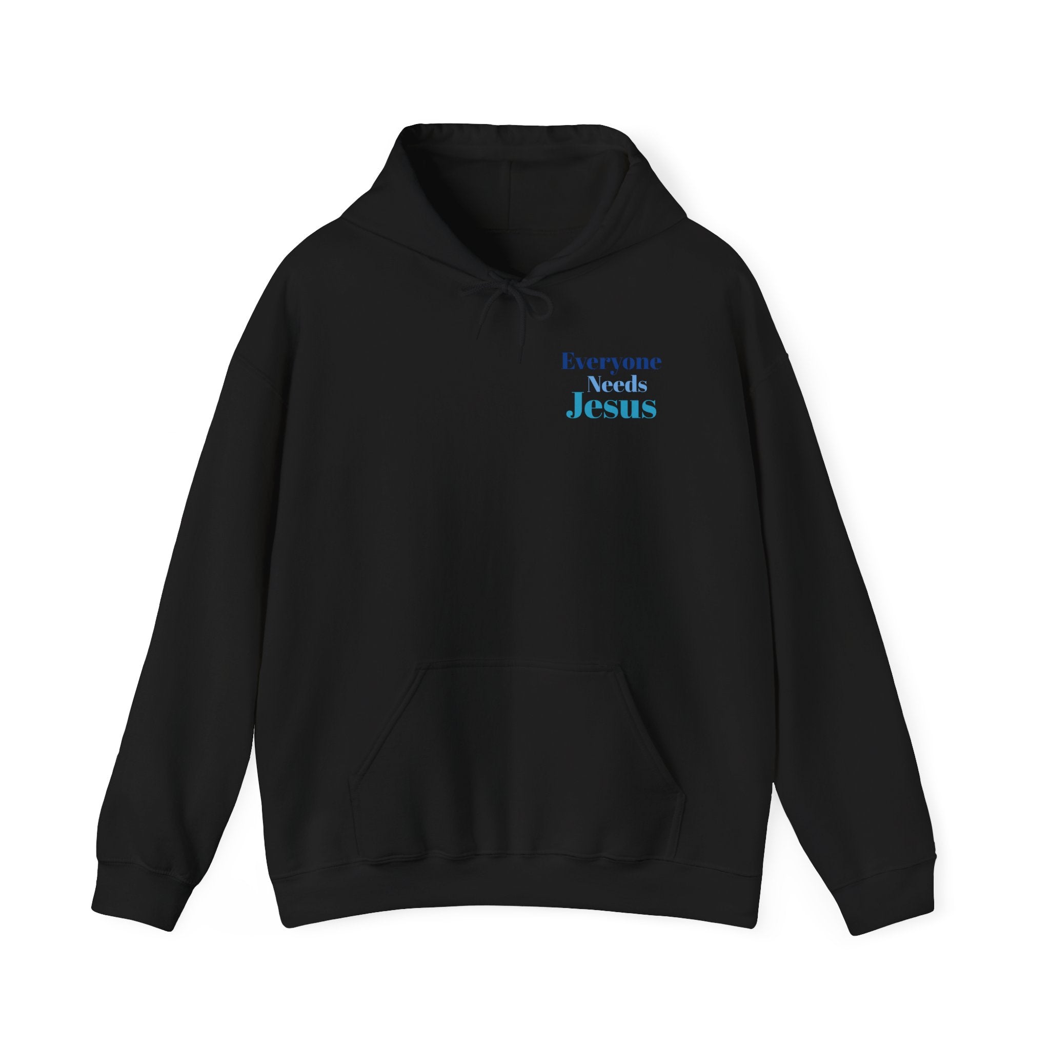 Everyone Needs Jesus Hoodie - Unisex Heavy Blend Sweatshirt, Faithwear, Christian Apparel, Inspirational Gift, Casual Comfort