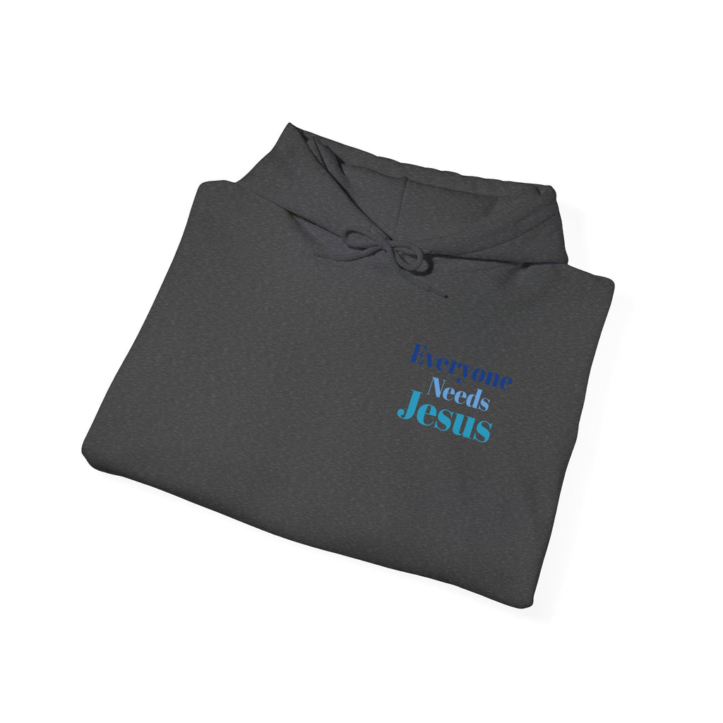 Everyone Needs Jesus Hoodie - Unisex Heavy Blend Sweatshirt, Faithwear, Christian Apparel, Inspirational Gift, Casual Comfort