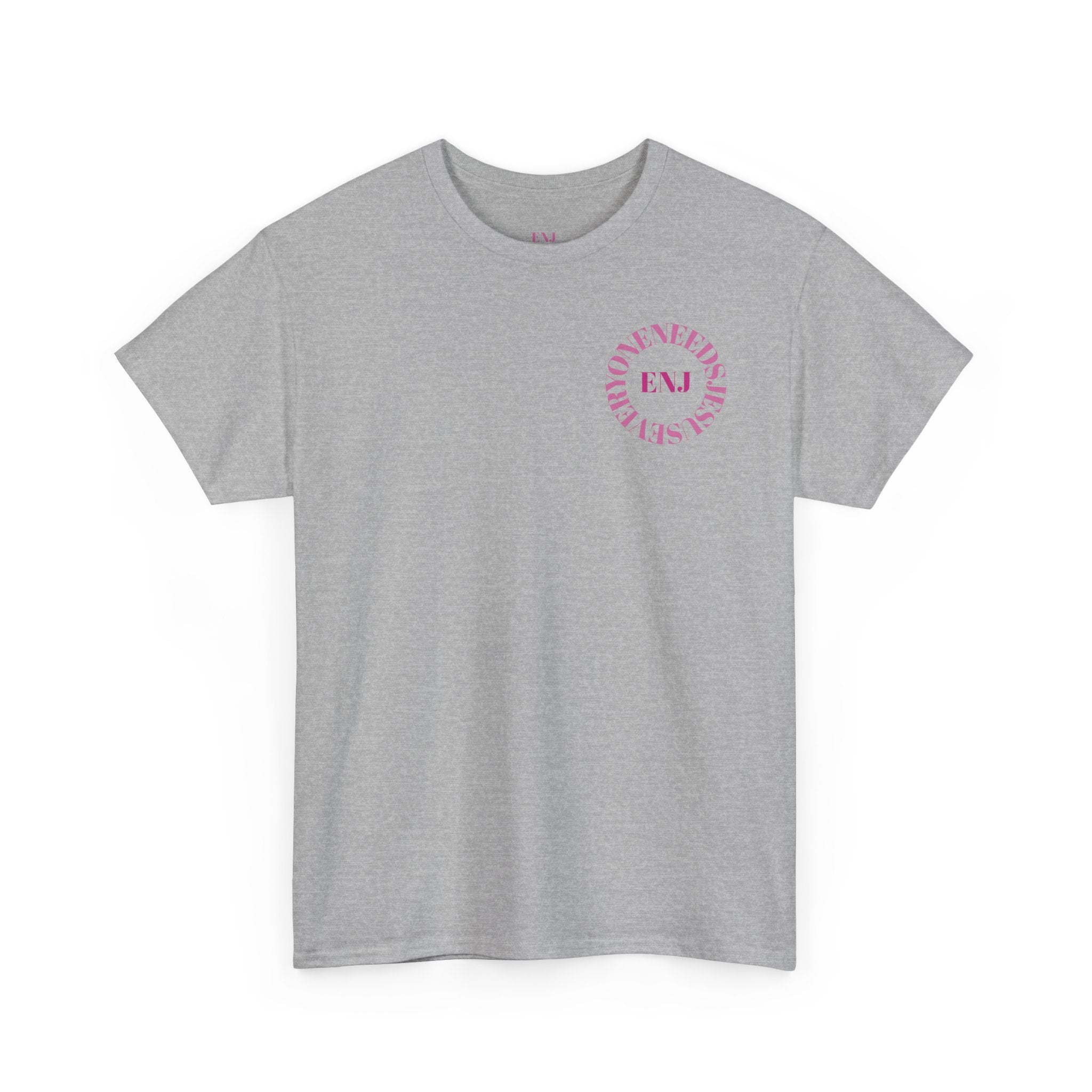 Unisex Heavy Cotton Tee, Everyone Needs Jesus Graphic Tee, Christian T-Shirt, Faith-Based Apparel, Casual Everyday Wear, Gift for Believers