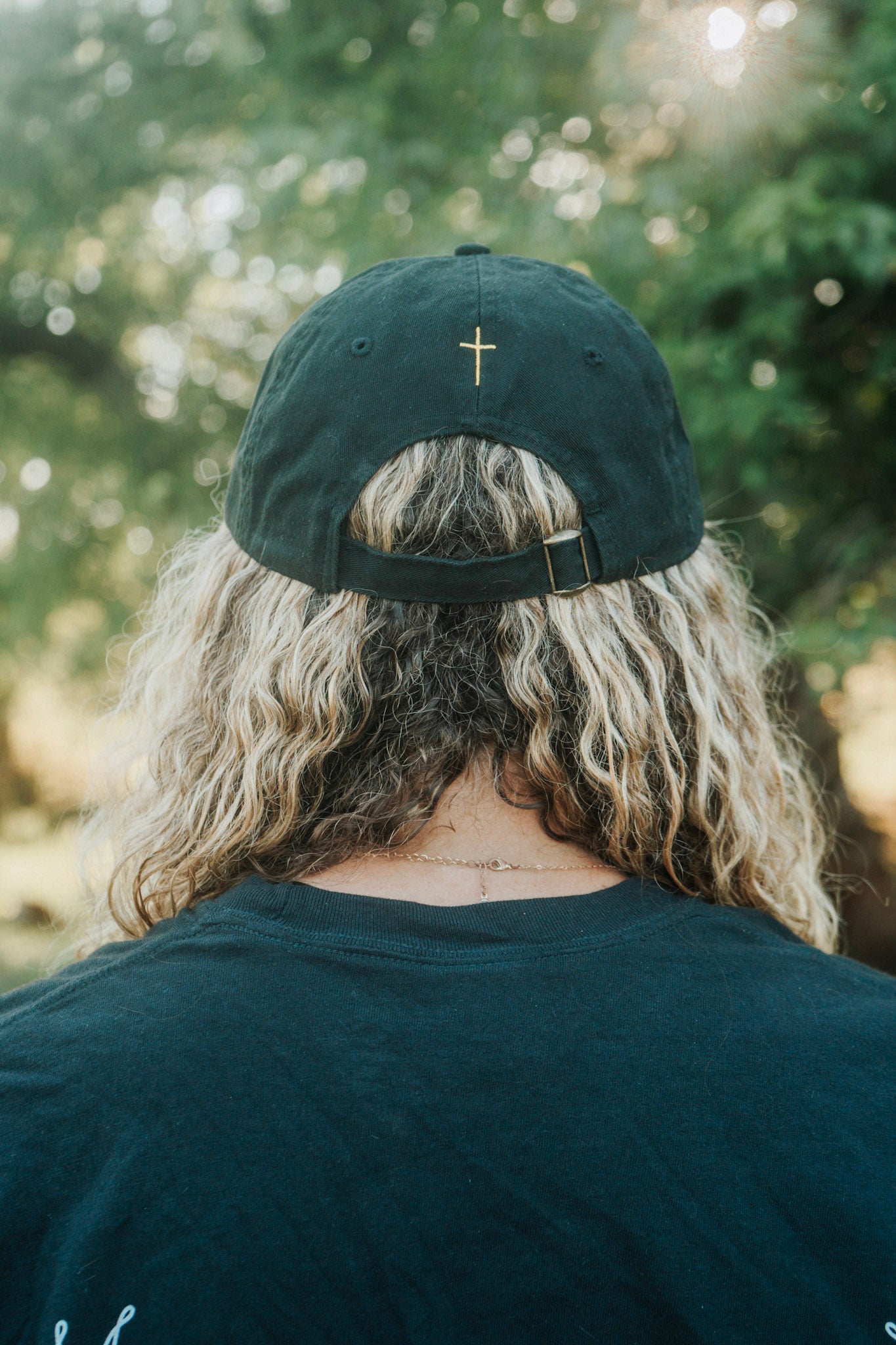 Black and Yellow Denim ENJ Hat